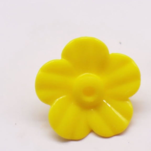 CTIRCHIU 6Pcs Yellow Plastic Hummingbird Feeder Flowers Replacement Outdoor Bird Feeder Feeding Port Parts