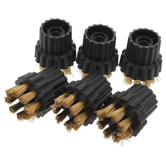 CTIRCHIU 6-Pack Multi-Purpose Steam Washer Brush Replacement for Efficient Deep Cleaning and High Performance