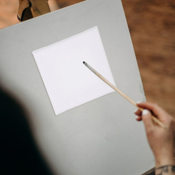 CTIRCHIU Set of 6 Small Square Canvases for Painting with Minimalist Design, Perfect Gift for Kids and Beginners