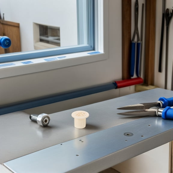 CTIRCHIU 6Pcs White Plastic Screw Covers for Slides with Stable Design and Smooth Finish for Indoor Use