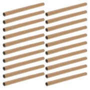 CTIRCHIU Sturdy Khaki Paper Tubes for Beekeeping and Garden Bee Hotels 80Pcs
