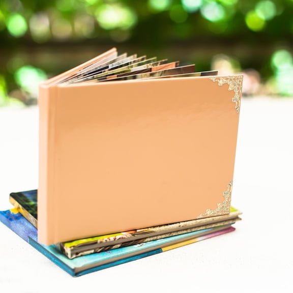 CTIRCHIU 80Pcs Yellow Iron Metal Book Corner Protectors for Scrapbooks, Photo Albums, and Craft Projects