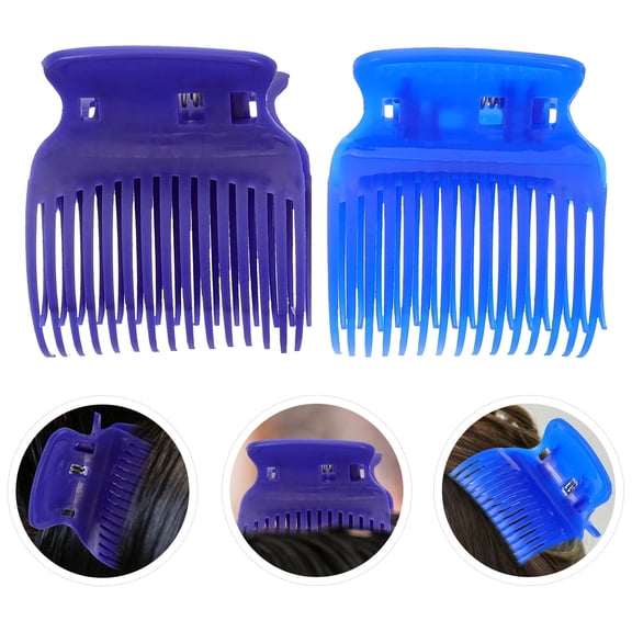 CTIRCHIU 8Pcs Hot Roller Securing Clamps for Salon and Home Hair Curling with Assorted Colors