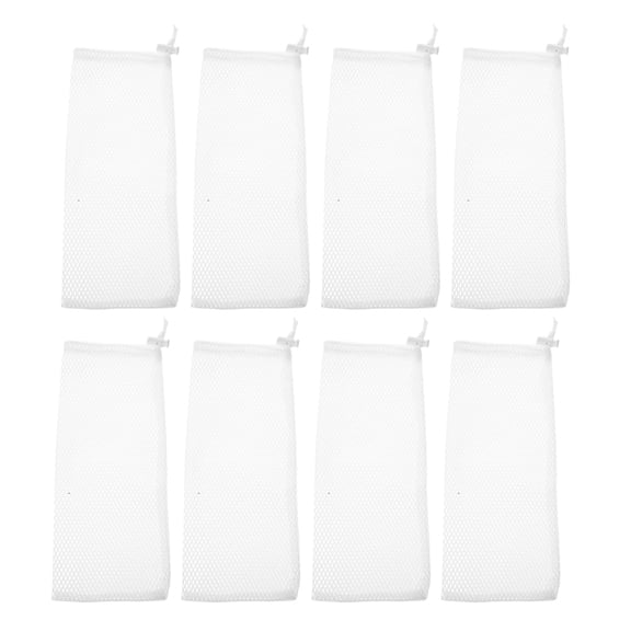 CTIRCHIU White Polyester Finch Sock Bird Feeder Bags with Tear-Resistant Mesh and Drawstring Hanging