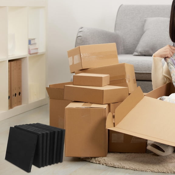 CTIRCHIU 8Pcs Black Polyethylene Foam Pads for Shipping and Packaging Cuttable Protective Foam Inserts