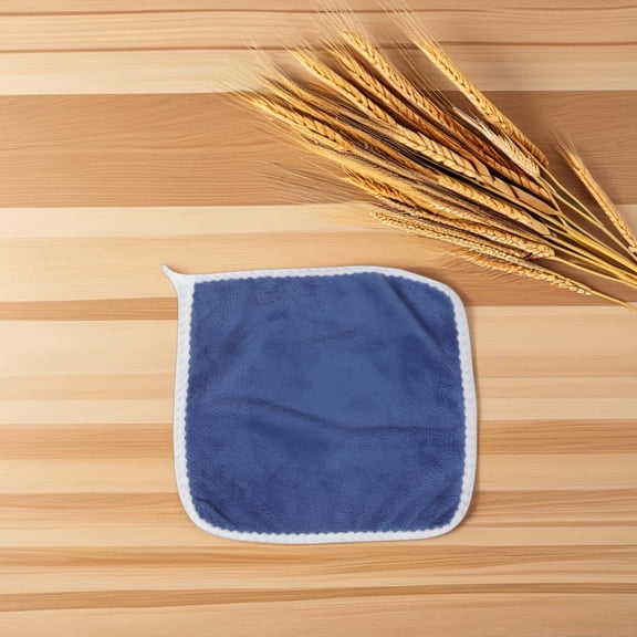 CTIRCHIU 8Pcs Soft Flannel Hanging Hand Towels Assorted Colors for Face and Body Cleaning At Home