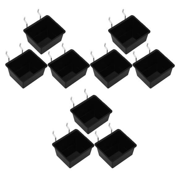CTIRCHIU 9Sets Multi Compartment Pegboard Cups and Baskets for Organized Storage in Home and Workshop