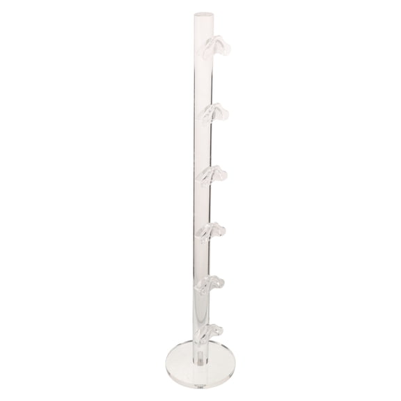 CTIRCHIU Acrylic Eyewear Display Stand with Crystal Clear Finish and Stable Base for Retail Use