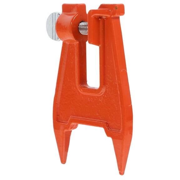 CTIRCHIU Orange Chainsaw Chain Holder Stand for Garden Bench Top Grinder with Stable Support