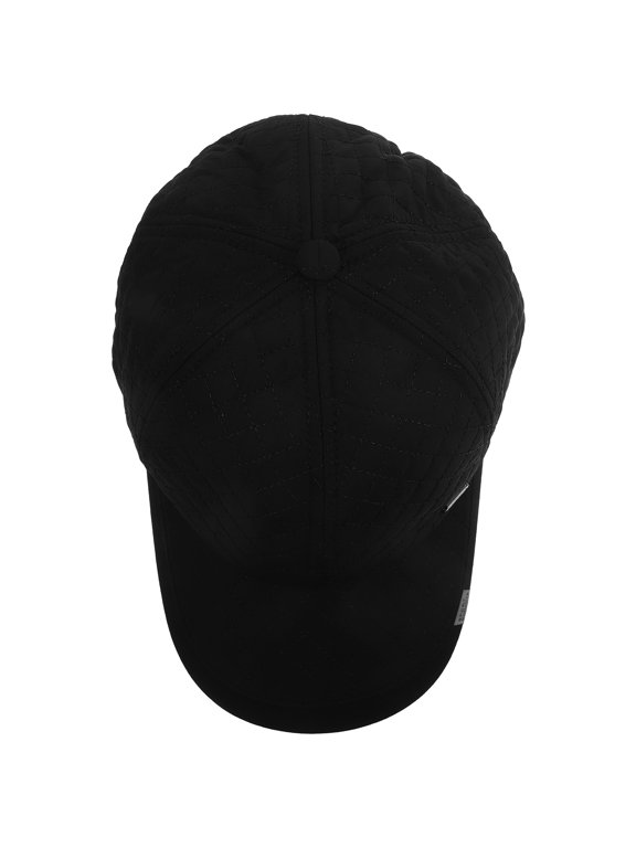 Adjustable Black Ear Flap Cap for Winter Outdoor Activities and Sports