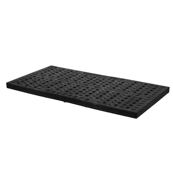 CTIRCHIU Outdoor Plastic Drain Grate Panel Anti Slip Floor Drain Cover for Garden Use Black