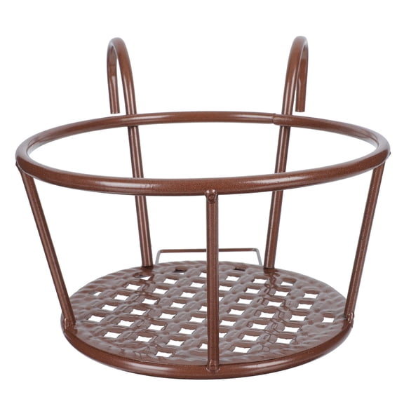 CTIRCHIU Balcony Pot Holder Flower Display Stand Iron Coffee 1Pack