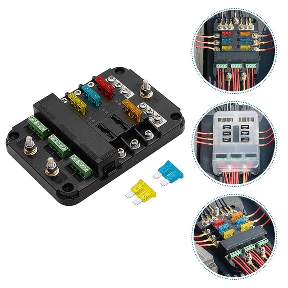 CTIRCHIU Marine , 12V Panel with Separate Circuits, Relay Control, Boat Fuse Block