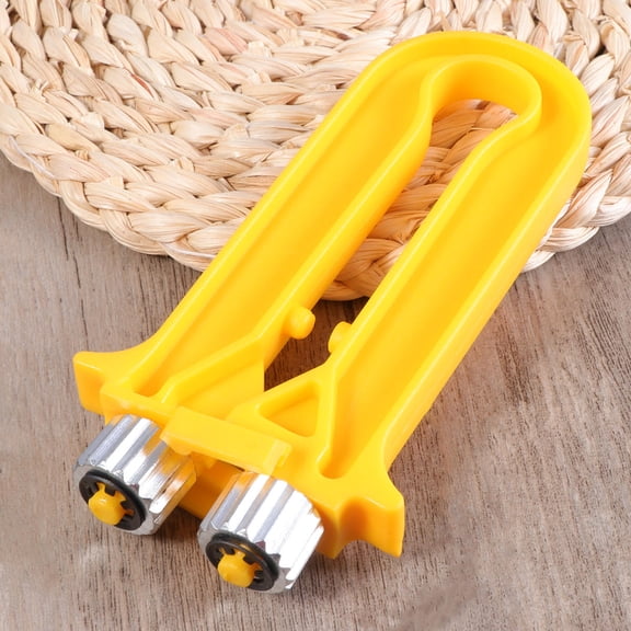 CTIRCHIU Beekeeping Tight Wire Tensioner with Metal Crimping Wheel and Orange Handle
