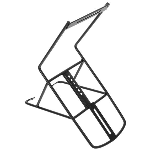 CTIRCHIU Front Bike Luggage Rack Carrier Shelf, Lightweight Black Steel Storage Accessory