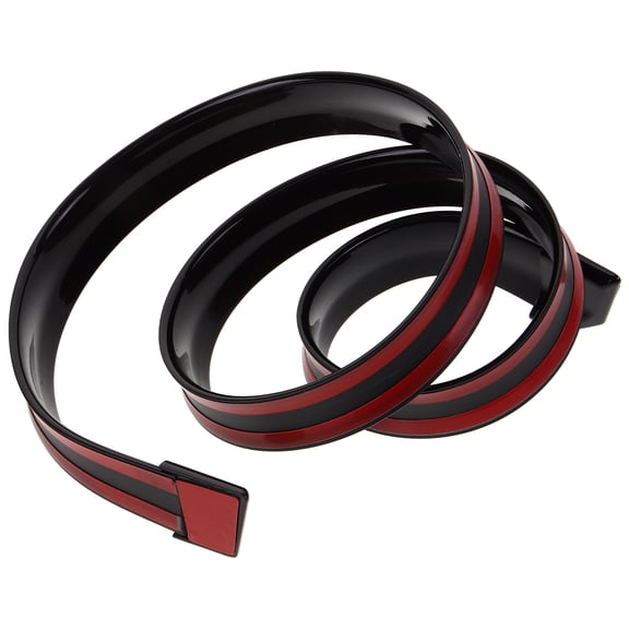 CTIRCHIU Black Auto Rear Wing Spoiler Made from Firm Rubber for Sporty Vehicle Styling