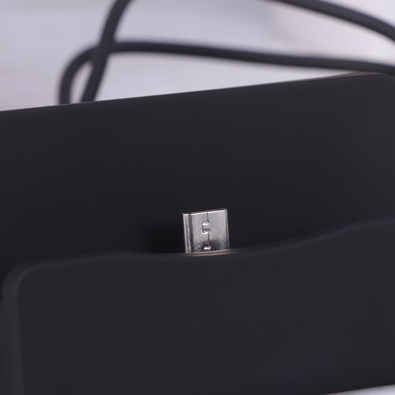 CTIRCHIU Black Charging Dock for Phone with Built in USB Cable and Durable Plastic Material