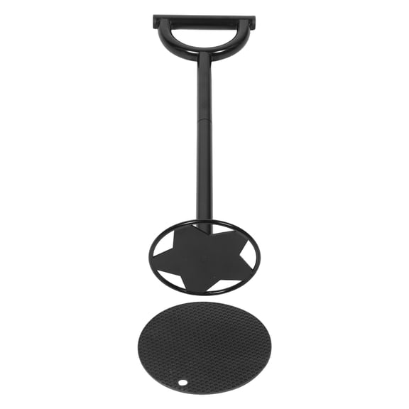CTIRCHIU Black Metal Manual Kitchen Trash Compactor with Sturdy Construction and Easy Tamper Handle