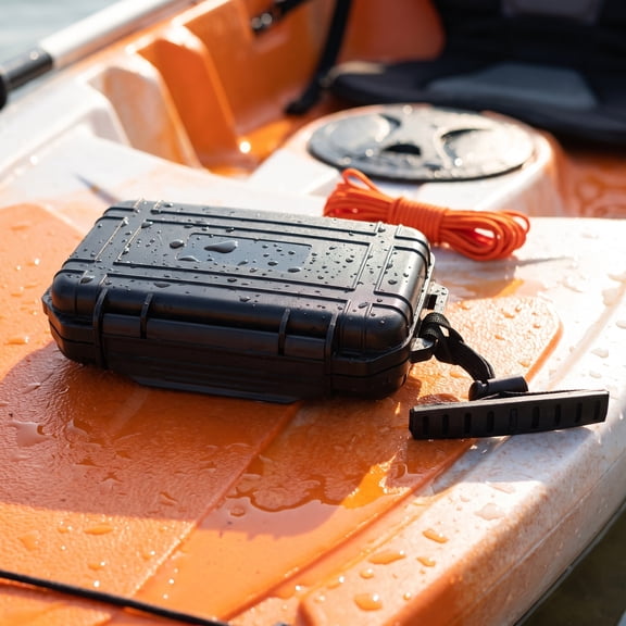 CTIRCHIU Black Waterproof Storage Box for Kayak with Shockproof and Watertight Protection