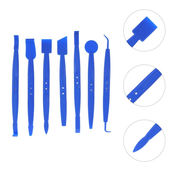 CTIRCHIU Sticker Scraper Tool Car Edge Trim Tools Kit Plastic 7-Pcs