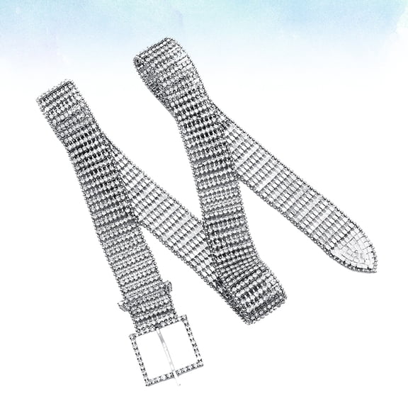 CTIRCHIU Elegant Crystal Buckle Bridal Waist Belt for Women, 1 Piece Formal Dress Accessory for Weddings and Special Events