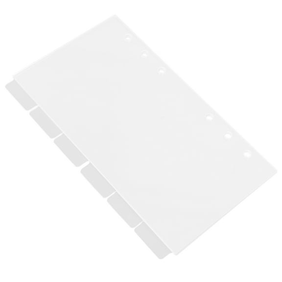 CTIRCHIU Back to School Binding Covers Notebook Binder Acrylic Transparent 6Pcs