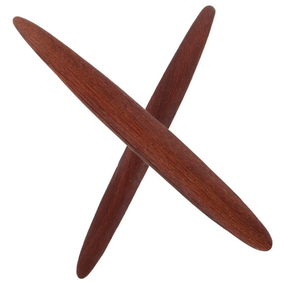 CTIRCHIU 2-Piece Brown Wood Burnishing Tool Set for Professional Edge Finishing and Polishing