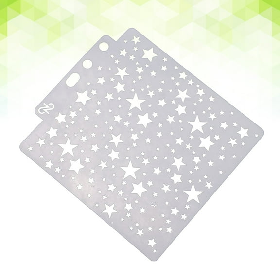 CTIRCHIU Cake Decorating Templates Hollow Out Stencil Transparent Reusable for Making 1Pack