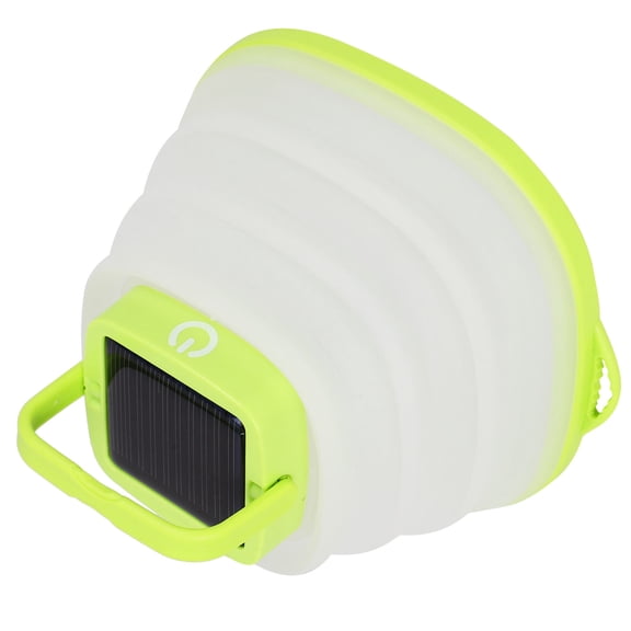 CTIRCHIU Camping Lamp White Adjustable Modes Easy Storage Solar Powered Anti-Skid Handle