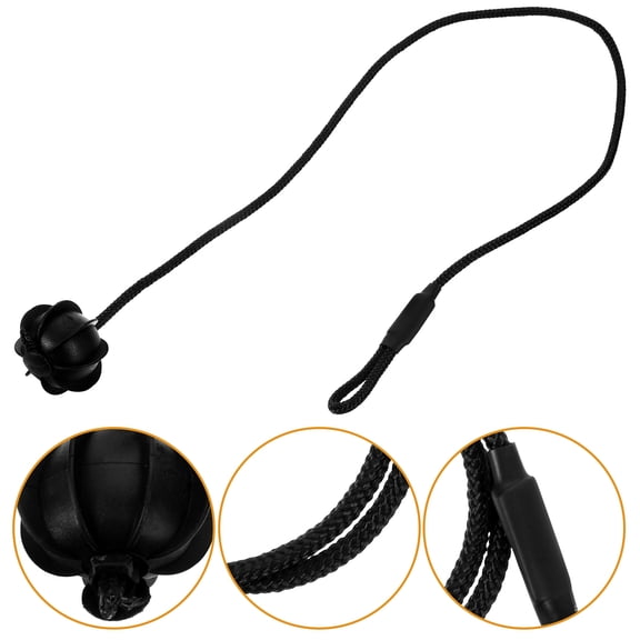 CTIRCHIU Car Rear Trunk Strap Parcel Shelf String Strap Black Plastic for Car Use 1Pcs