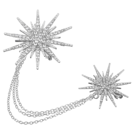 CTIRCHIU Stylish Rhinestone Star Brooch Pin for Women, Perfect Accessory for Parties, Weddings, and Formal Events