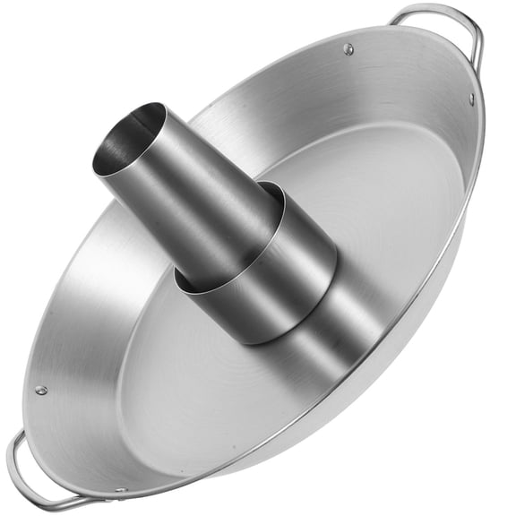 CTIRCHIU Vertical Turkey Stand Stainless Steel Silver 1Set