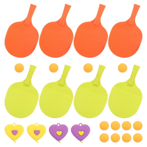 CTIRCHIU Hanging Table Tennis Trainer PP Material Integration 4Set