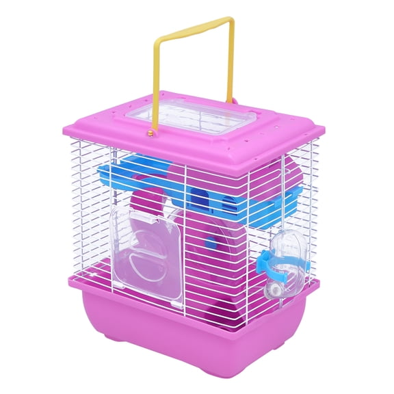 CTIRCHIU Chinchilla Cage Red Multifunction Double Layer Pet House with Water Jug