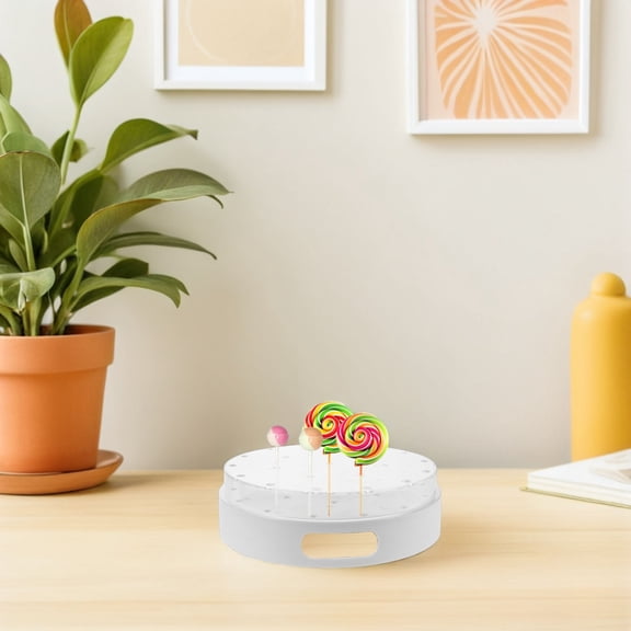 CTIRCHIU Sturdy Acrylic Cake Pop Display Stand Holder with Multiple Holes for Candy Table Use