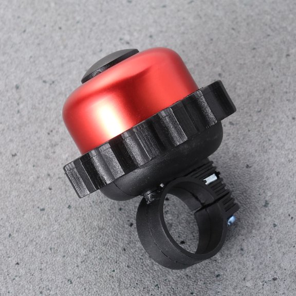 CTIRCHIU Compact Lightweight Bike Bell in Red with Ultra Tough Plastic Base and Trigger Lever