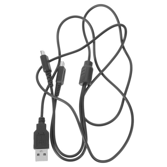 CTIRCHIU 2 in 1 Replacement Charger Cable for Handheld Game Console Compatible with Ndsi and Ndsl Black
