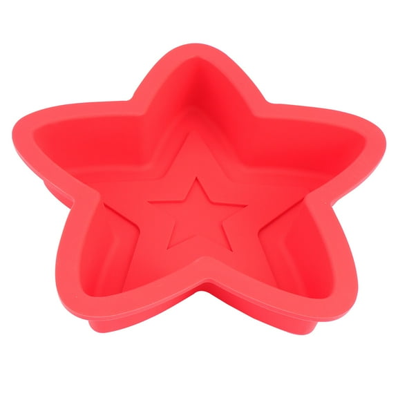 CTIRCHIU Red Silicone Mousse Cake Mold Nonstick Baking Accessory 1 Pack for Making