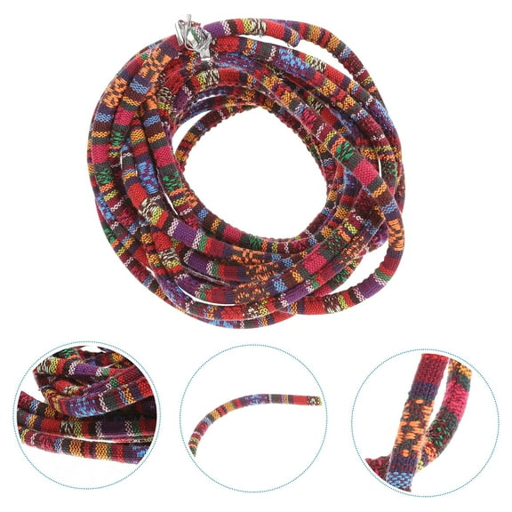 CTIRCHIU Multi Color Braided Cotton Macrame Rope for Home Decor and Wall Hanging 1Pack