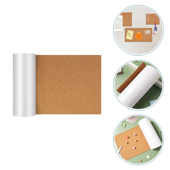 CTIRCHIU Self Stick Cork Mat Roll with Adhesive Back for Wall and Drawer Liner