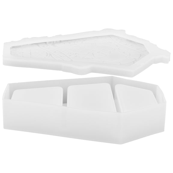 CTIRCHIU Coffin Mold White Silicone for DIY Jewelry and Accessories Creative Design