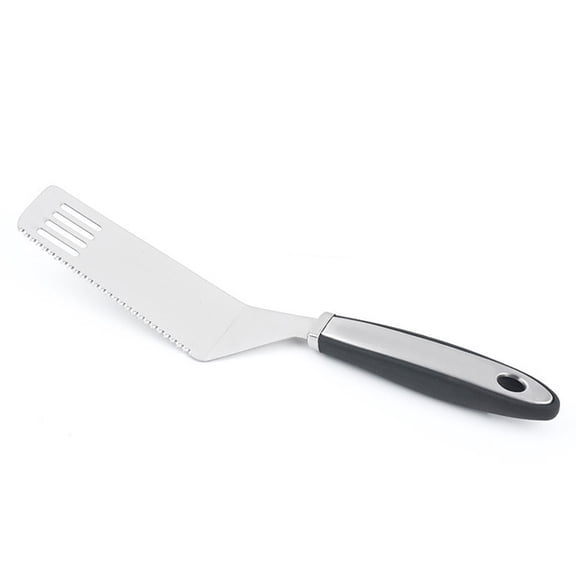 CTIRCHIU Creative Pizza Shovel Food Scraper Silver High-polish Finish for Home Use 1Pack