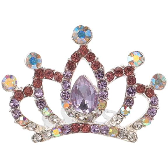 CTIRCHIU Childrens Hair Accessories Crown Shape White 1Pcs