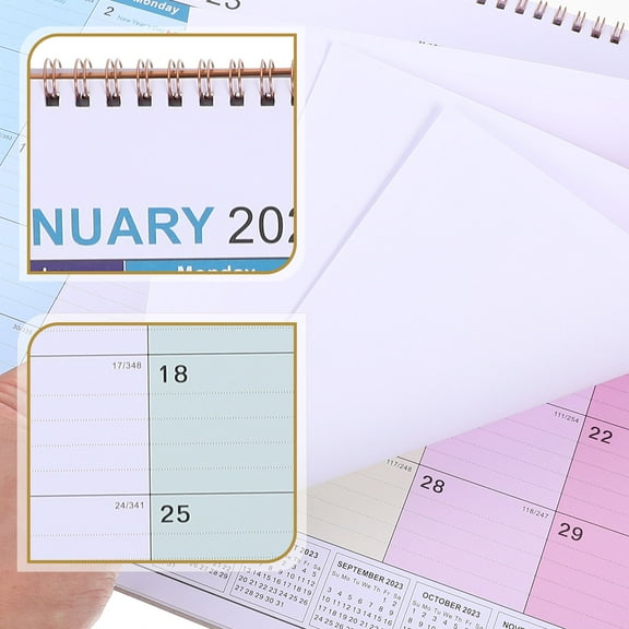 CTIRCHIU Wall Calendar Planner with Paper Material for Home and Office Organization, Monthly Schedule Planning Tool