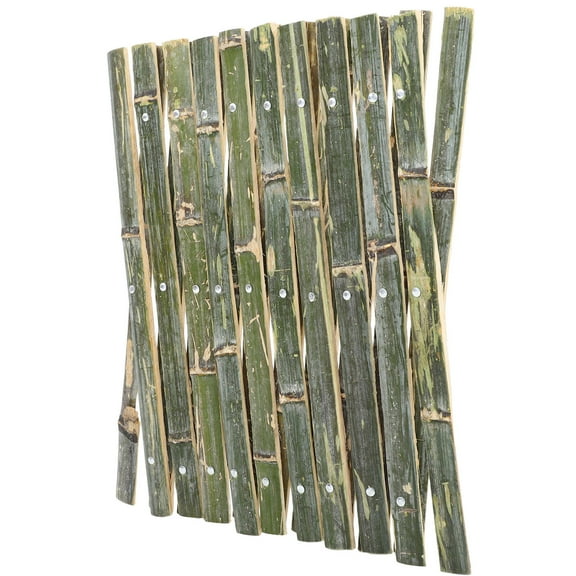 CTIRCHIU Decorative Bamboo Garden Fence Expandable Lattice Screen for Outdoor Patio and Courtyard