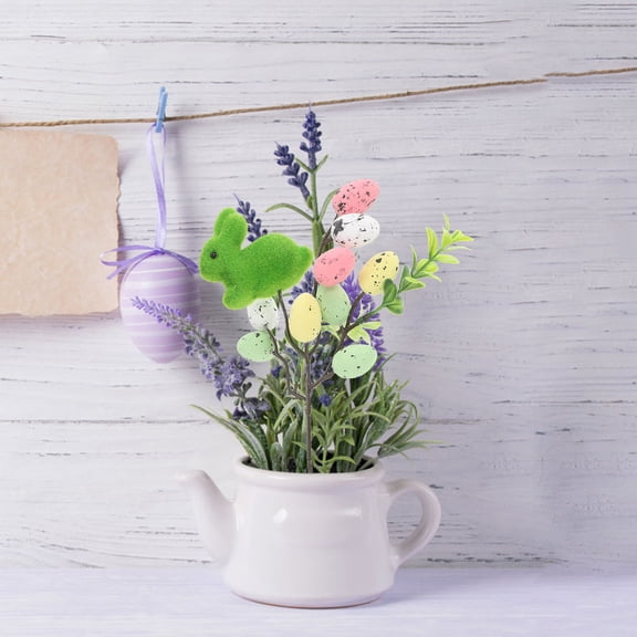 CTIRCHIU Spring Easter Branches Flocking Foam Green 1Pcs for Holiday Decorations