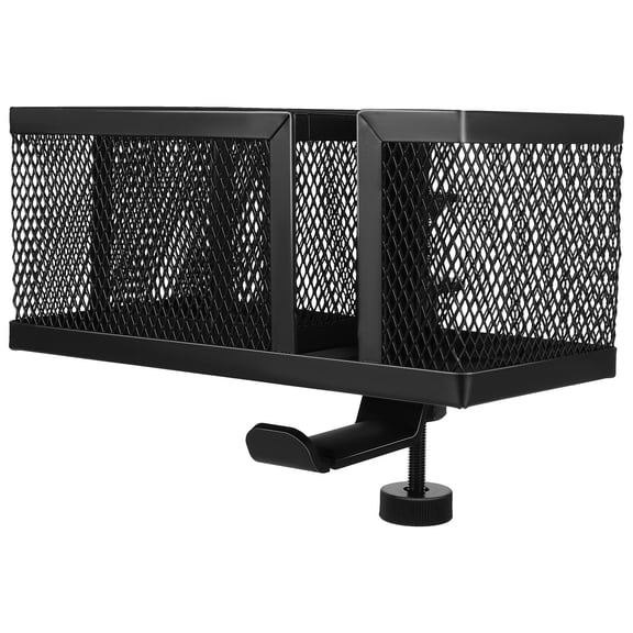 CTIRCHIU Desktop File Sorter Organizer with Multiple Compartments, Black, 1 Set - Office & Home Desk Storage Solution