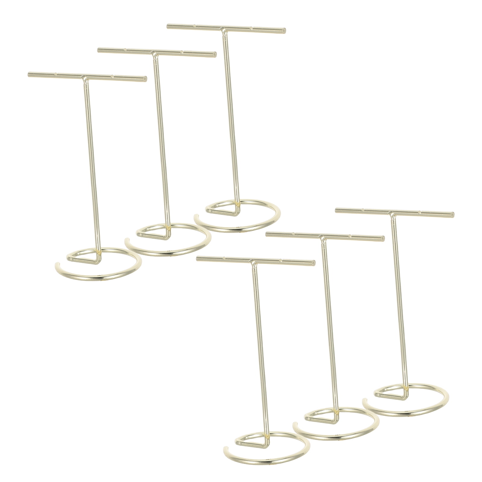 CTIRCHIU Display Stand Set, 6-Piece Metal T-Bar Jewelry Holder ...