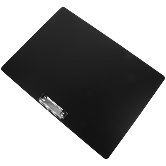 CTIRCHIU A3 Black Clipboard with Horizontal Clip, Ergonomic Writing and Drawing Board for Office and School Use, 1 Piece