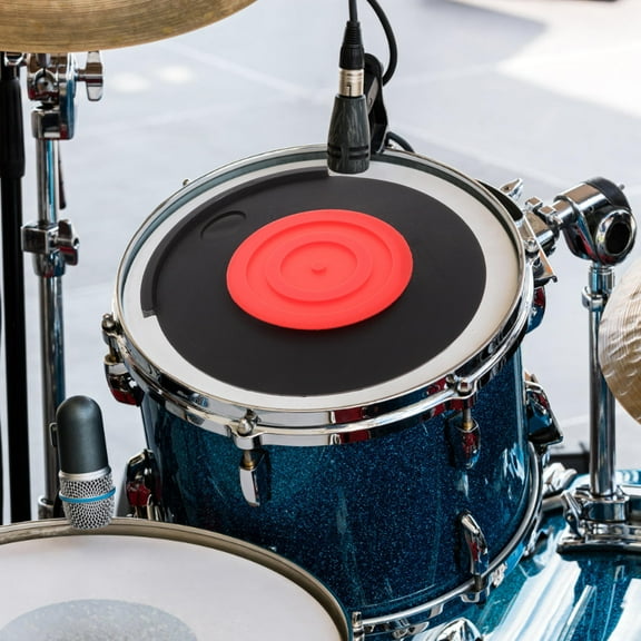 CTIRCHIU Drum Dampeners Soundproofing Rubber Black 1Pcs